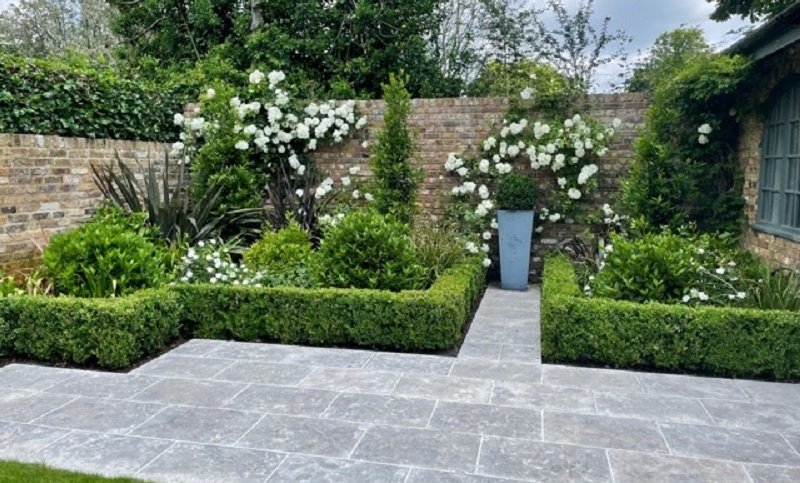 Walled garden planting